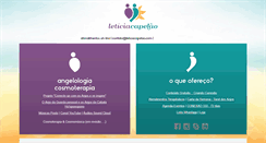 Desktop Screenshot of leticiacapelao.com